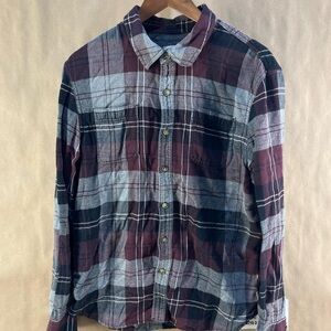 Distillery Men’s Plaid Shirt (Size L)